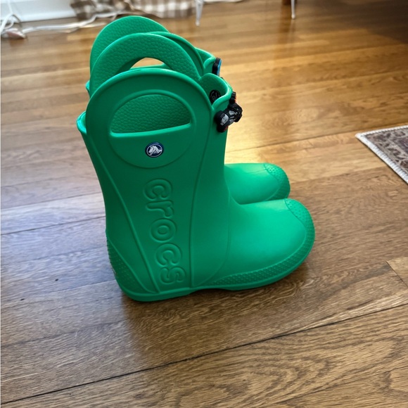 Crocs Green Rain Boots - Picture 6 of 6